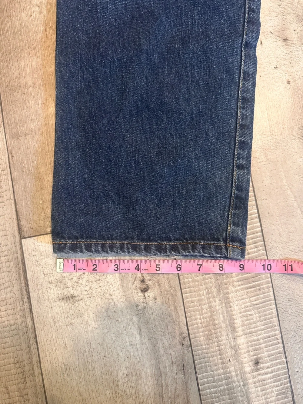 Wide Leg Men's Dark Blue Denim Jeans